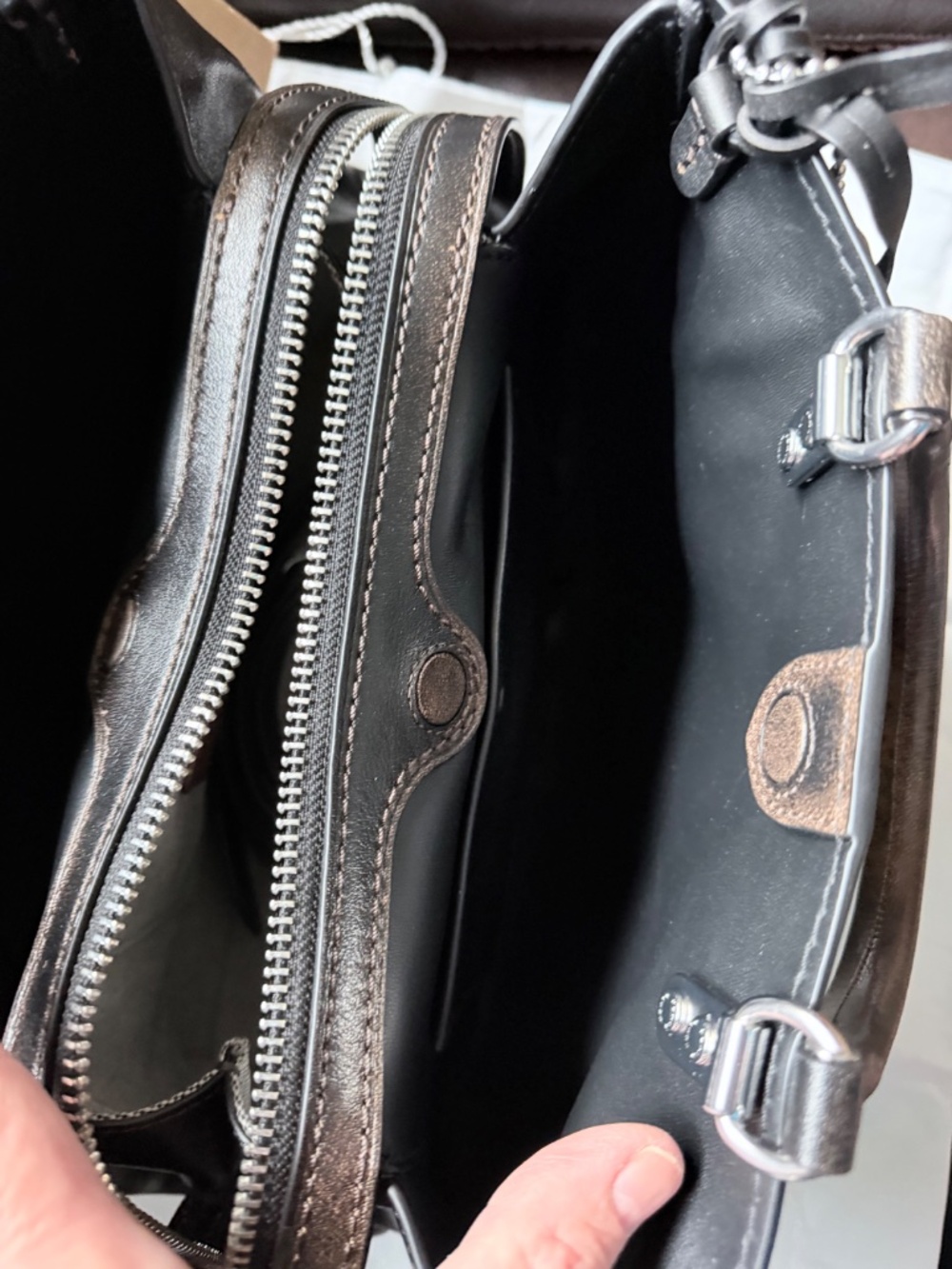 Coach Rogue 31 Loved Leather with Charms - Picture 6 of 16